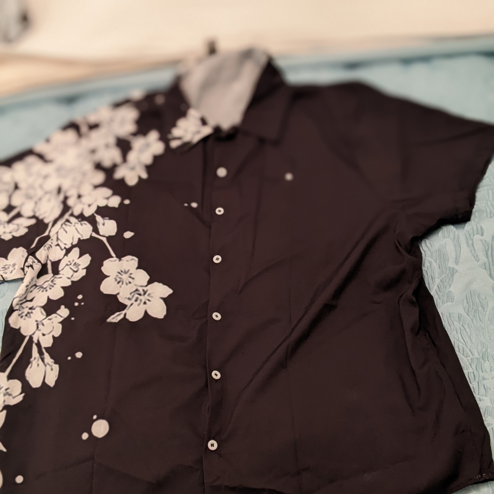 Rayon short sleeved shirt